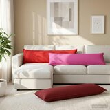  Jastuk s jastukom HOUTEN Vinska crvena 40 x 145 cm Poliester Slike