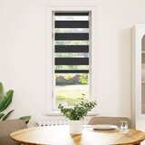 vidaXL Zavjesa zebra crna 55x100 cm širina tkanine 50,9 cm poliester | shoptok.hr