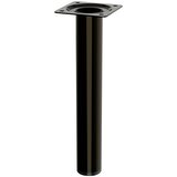WALTECO Postolje za namještaj (D x Š x V: 3 x 3 x 20 cm, Ø x V: 3 x 20 cm, Nosivost: 50 kg, Čelik, Crna) Cijene