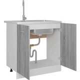  Spodnja omarica siva sonoma 80x46x81,5 cm inženirski les, (20824159) | Shoptok.si