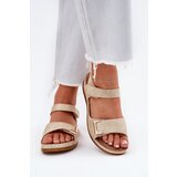 EVENTO Comfortable Women's Wedge Sandals Beige Sadevale | Shoptok.si