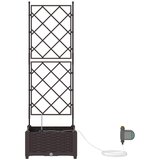  Vrtna saksija Smeđa 40 x 40 x 126 cm Plastika | shoptok.hr