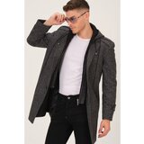 Dewberry PLT8334 MEN'S COAT-PATTERNED GREY Cene