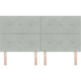  LED Uzglavlje Svijetlosiva 90 cm Baršun | shoptok.hr