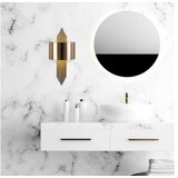 Opviq Zidna lampa VINT vintage/ zlatno, metal, 35 x 10 x 22 cm, ukupna dimenzija 75 x 10 x 22 cm, E27 40 W, 619 - A | shoptok.hr