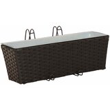  Ograda 2 pcs Crna 50 x 17 x 17 cm Metal | shoptok.hr