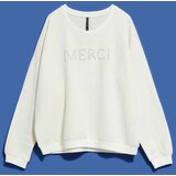 Marisse Women's Sweatshirt L-Bl-4007 Off White | ePonuda.com