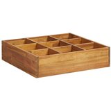  Povišena vrtna gredica za bilje od bagremovog drva 60x60x15 cm | shoptok.hr