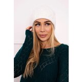  Women's cap Leaves K245 white Cijene