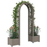  Roza arh s saksijom Siva 168,5 x 43 x 207 cm PP | shoptok.hr