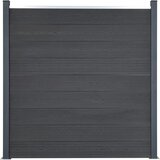 Set panela za ogradu sivi 699x186 cm WPC | shoptok.hr