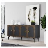 Hanah home komoda owen anthracite gold Cene