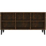 TV ormarić s metalnim nogama dimljena boja hrasta 103,5x30x50cm | Eponuda.com