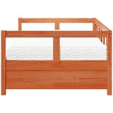  Dnevni krevet s madracem voštano smeđi 80x200 cm od borovine | shoptok.hr