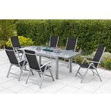 Ambia Garden Vrtna Garnitura Carrara, 7-Delno, Črna | Shoptok.si