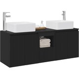  Set ormarića za kupaonicu 3 kom. Crna 49,5 x 41 x 63 cm | shoptok.hr