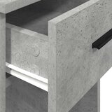 vidaXL Računalniški stolp s predalom betonsko sivo 35x45x77 cm | Shoptok.si