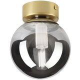  Plafonsko svetlo ELIAS 1xE14/5W/230V, prečnik 13 cm, zlatna/zadimljeno siva | Eponuda.com