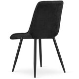  SPLIT stolica - crni baršun / crne noge x 3 | shoptok.hr