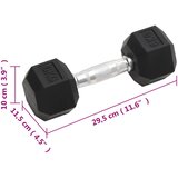  Jednoručni utezi 2 kom 12 kg ukupno lijevano željezo | shoptok.hr