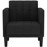 SOFA s naslonima za ruke Crna 53 cm Tkanina | shoptok.hr