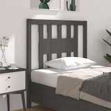 vidaXL vzglavna sivo 106x4x100 cm trdna borovina | Shoptok.si