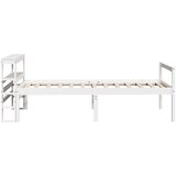  Krevet za starije s uzglavljem bijeli 90x200 cm borovina - Bijela 90 x 200 cm | shoptok.hr