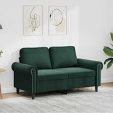  Dvosjed tamnozeleni 120 cm baršunasti | shoptok.hr
