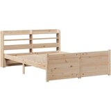  Okvir kreveta s uzglavljem 120x190 cm od borovine | shoptok.hr