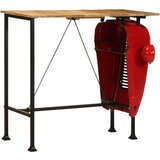  Barski stol u obliku traktora crveno-smeđi 55x120x107 cm drveni | shoptok.hr