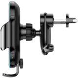 Baseus avtonosilec WxHW03-01 z brezžičnim polnjenjem QC 15W - črn | Shoptok.si