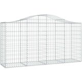  Lučne gabionske košare 7 kom 200x50x100/120cm pocinčano željezo | shoptok.hr