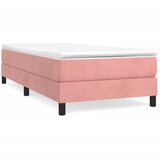 The Living Store Box spring postelja z vzmetnico roza 80x200 cm žamet - Box Spring Postelja, (21488667) | Shoptok.si