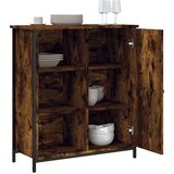 vidaXL Komoda dimljeni hrast 70x30x80 cm inženirski les | Shoptok.si