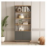 Hanah home Bookshelf FR16-AA, 75x168,3x26,8 cm, Smeđa | Eponuda.ba