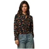 Topi & Bluze Beattle Top - Black Črna