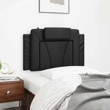  Jastuk za uzglavlje Viana crni 80 cm od umjetne kože | shoptok.hr
