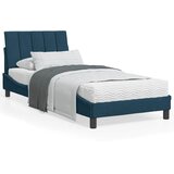  Krevet s madracem Hanko plavi 90x200 cm baršunasti | shoptok.hr