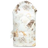  Dvostrani poplun za bebe 75x75cm medo | shoptok.hr
