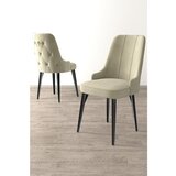Hanah home Newa set stolica, 46x94x46 cm, 6 dijelova, krem-crna | Eponuda.ba