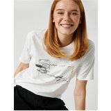 Koton Printed T-Shirt Short Sleeve Crew Neck | Shoptok.si