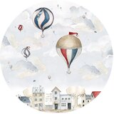 Dekornik Dječja zidna naljepnica Ballons in a Circle, ø 150 cm | shoptok.hr