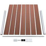 vidaXL set panela za ogradu WPC 353 x 146 cm smeđi | shoptok.hr