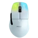 Roccat Miš Kone Pro Air, bežični + Bluetooth, RGB, 19000 DPI, bijeli