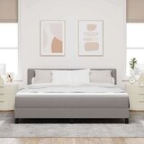 Box spring krevet Sivo-smeđa 180 x 200 cm tkanina | shoptok.hr