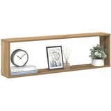  Kockaste zidne police 2 kom boja hrasta 100x15x30 cm drvene | shoptok.hr