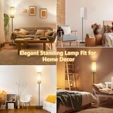 CRLL talna LED svetilka 12 W z lanenim senčnikom | Shoptok.si