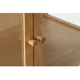 MOME Vitrina u dekoru hrasta u prirodnoj boji 180x80x40 cm Ceci – | shoptok.hr