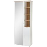 XORA garderobna omara bela, hrast artisan | Shoptok.si
