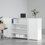  Recepcijski stol Bijeli 200x50x103,5 cm Inženirsko drvo | shoptok.hr
